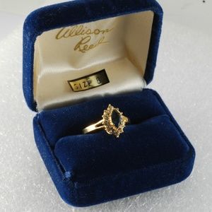 Vintage Allison Reed Cocktail Ring Size 8